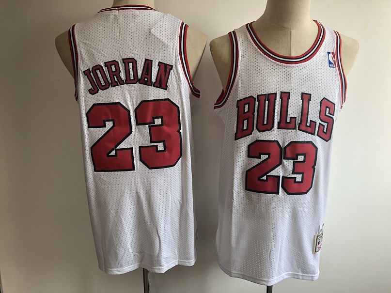 2020 Men Chicago Bulls #23 Jordan white Stitched NBA Jersey